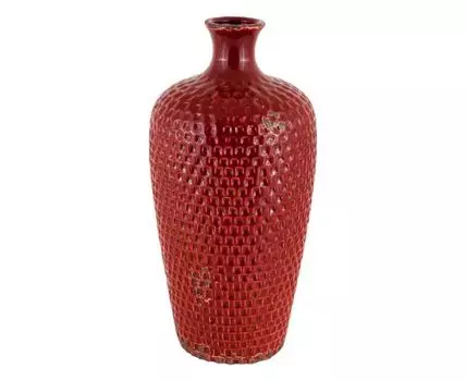 Ваза декоративная "Калабрия красная" (38, Красный)