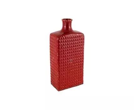 Ваза декоративная Калабрия красная (Красный, 18)