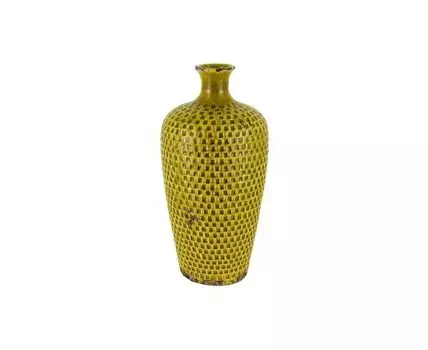 Ваза декоративная Калабрия зеленая (Зеленый)