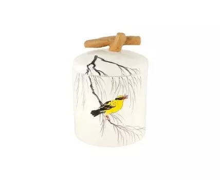 Ваза декоративная Королёк (Белый)