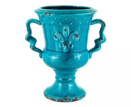 Ваза декоративная "Лазурит" (36, бирюзовый, 31)