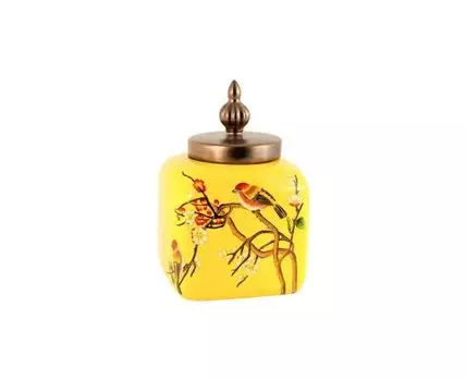 Ваза декоративная Магнолия (Желтый, 18)