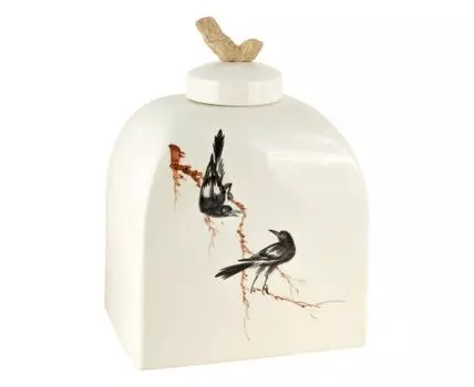 Ваза декоративная "Монри" (30, Белый, 28)