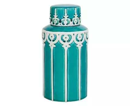 Ваза декоративная "Мозаика" (31, Бирюзовый, Синий)