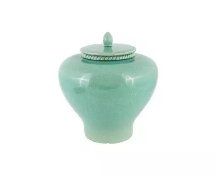 Ваза декоративная Нефрит (бирюзовый)