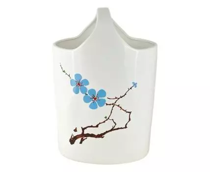 Ваза декоративная "Незабудка" (28, Белый, 22)