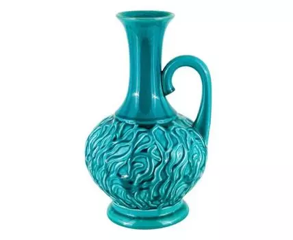 Ваза декоративная "Океанида" (35, бирюзовый)