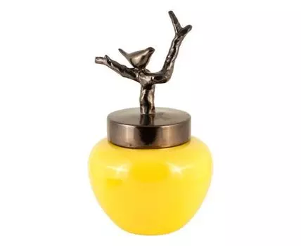 Ваза декоративная "Примавера" (37, Желтый)