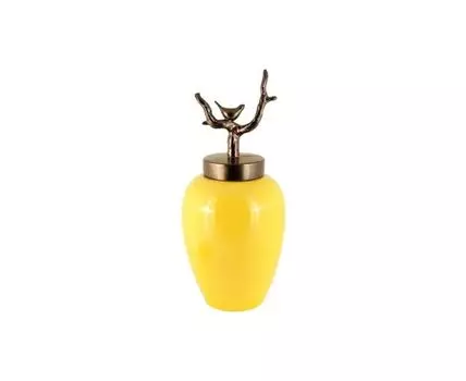 Ваза декоративная Примавера (Желтый)