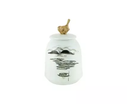 Ваза декоративная Северина (Белый)