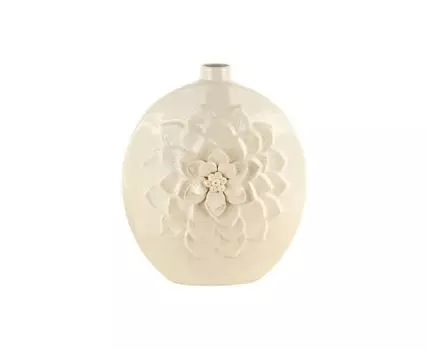Ваза декоративная Шарм (белый, бежевый, 39)