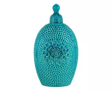 Ваза декоративная "Синее конфетти" (42, бирюзовый, 24)