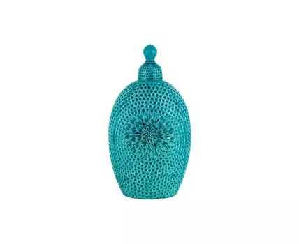 Ваза декоративная Синее конфетти (бирюзовый, 24)
