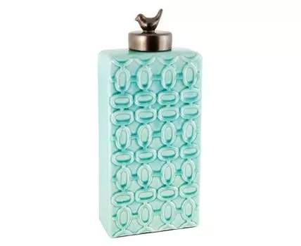 Ваза декоративная "Сирена" (43, Голубой, 18)