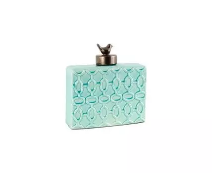 Ваза декоративная Сирена (Голубой, 26)