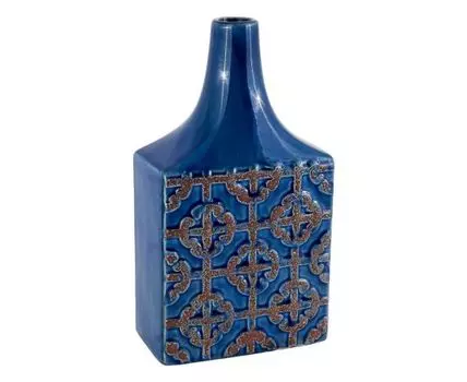 Ваза декоративная "Сплендида" (29, Синий, 16)