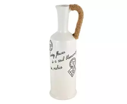 Ваза декоративная "Старинная амфора" (35, Белый)