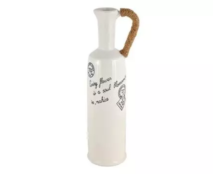 Ваза декоративная "Старинная амфора" (46, Белый)