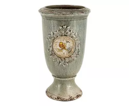 Ваза декоративная "Таормина" (34, Серый)