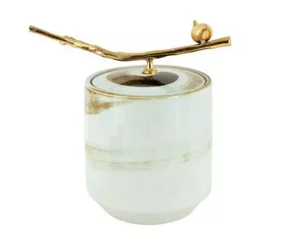 Ваза декоративная "Торнадо" (29, Белый, Мультиколор, Бежевый)