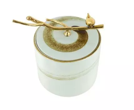 Ваза декоративная "Торнадо" (33, Белый, Мультиколор, Бежевый)