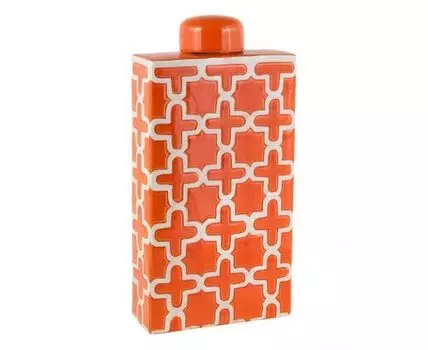 Ваза декоративная "Весёлый калейдоскоп" (42, Рыжий, 21)