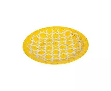 Ваза декоративная Весёлый калейдоскоп (Желтый)