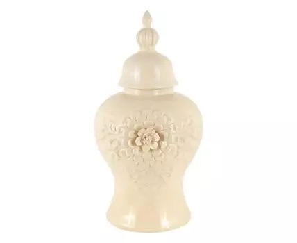 Ваза декоративная "Виа Венетто" (48, Белый)