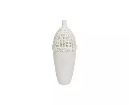 Ваза декоративная Вуаль (Белый)
