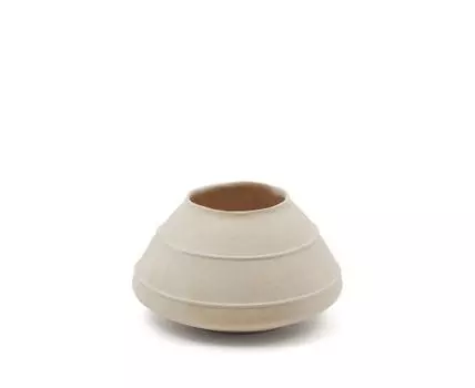 Ваза из папье-маше Sylan белого цвета, 40 см