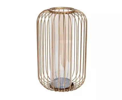 Ваза-подсвечник (золотистый, 21)