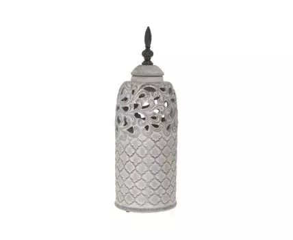 Ваза с крышкой (Серый)