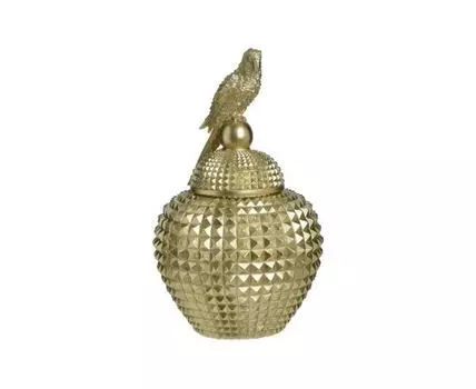 Ваза с крышкой zoo (золотистый, 23)