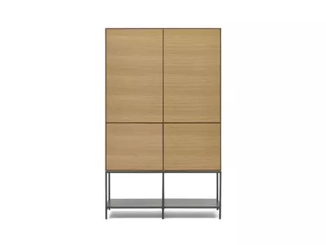 Vedrana Буфет из дубового шпона со стальными ножками 97,5 x 160 см