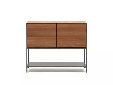Vedrana Сервант из орехового шпона со стальными ножками 97,5 x 80 см