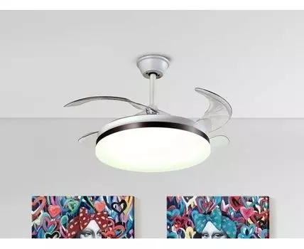 Вентилятор с освещением Vento 50 белый