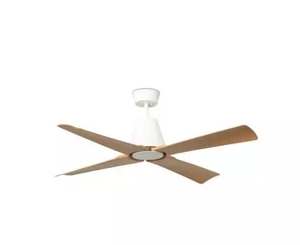 Вентилятор TYPHOON 1300 белый / дерево 4P IP44 19W 3000K S/R