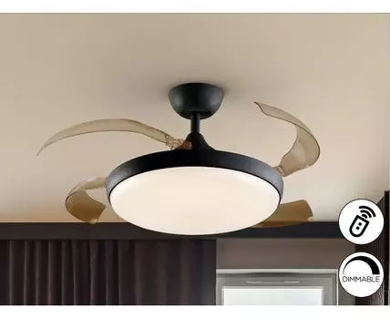 Venturi Потолочный вентилятор с освещением черный