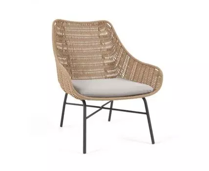 Веревочное кресло Abeli бежевого цвета