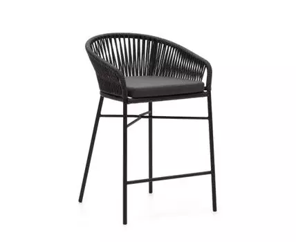 Веревочный полубарный стул Yanet