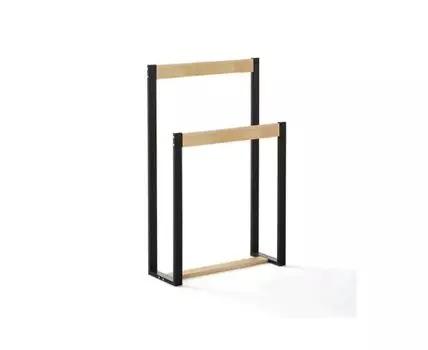 Вешалка напольная (бежевый, черный, 55)