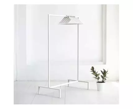 Вешалка напольная Metalframe в белом цвете (100)