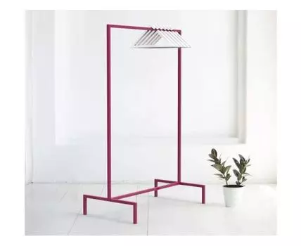 Вешалка напольная Metalframe в розовом цвете (100)