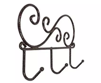 Вешалка настенная Кружева 3