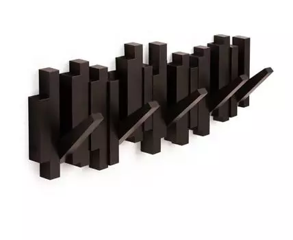 Вешалка настенная Sticks (Коричневый, 49)