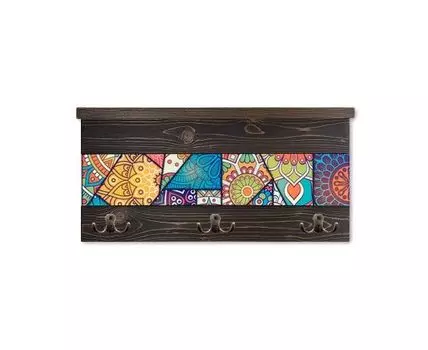 Вешалка с полочкой Калейдоскоп 1