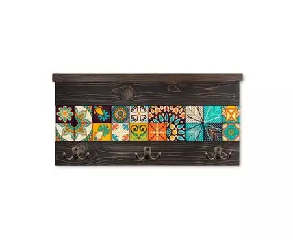 Вешалка с полочкой Мозаика 1