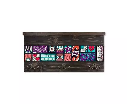 Вешалка с полочкой Остин 1