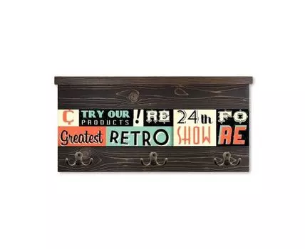 Вешалка с полочкой Винтаж 1