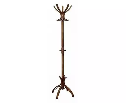 Вешалка-стойка В-12Н средне-коричневая